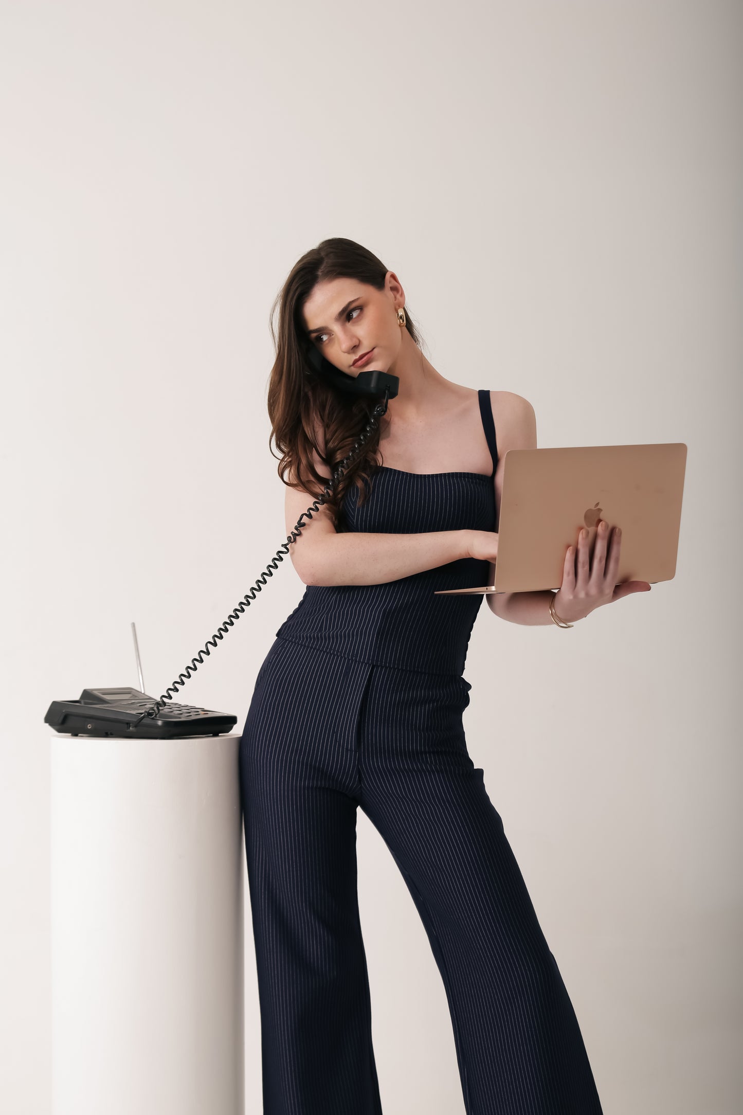 INDIGO TROUSERS - Dressy Daiquiri