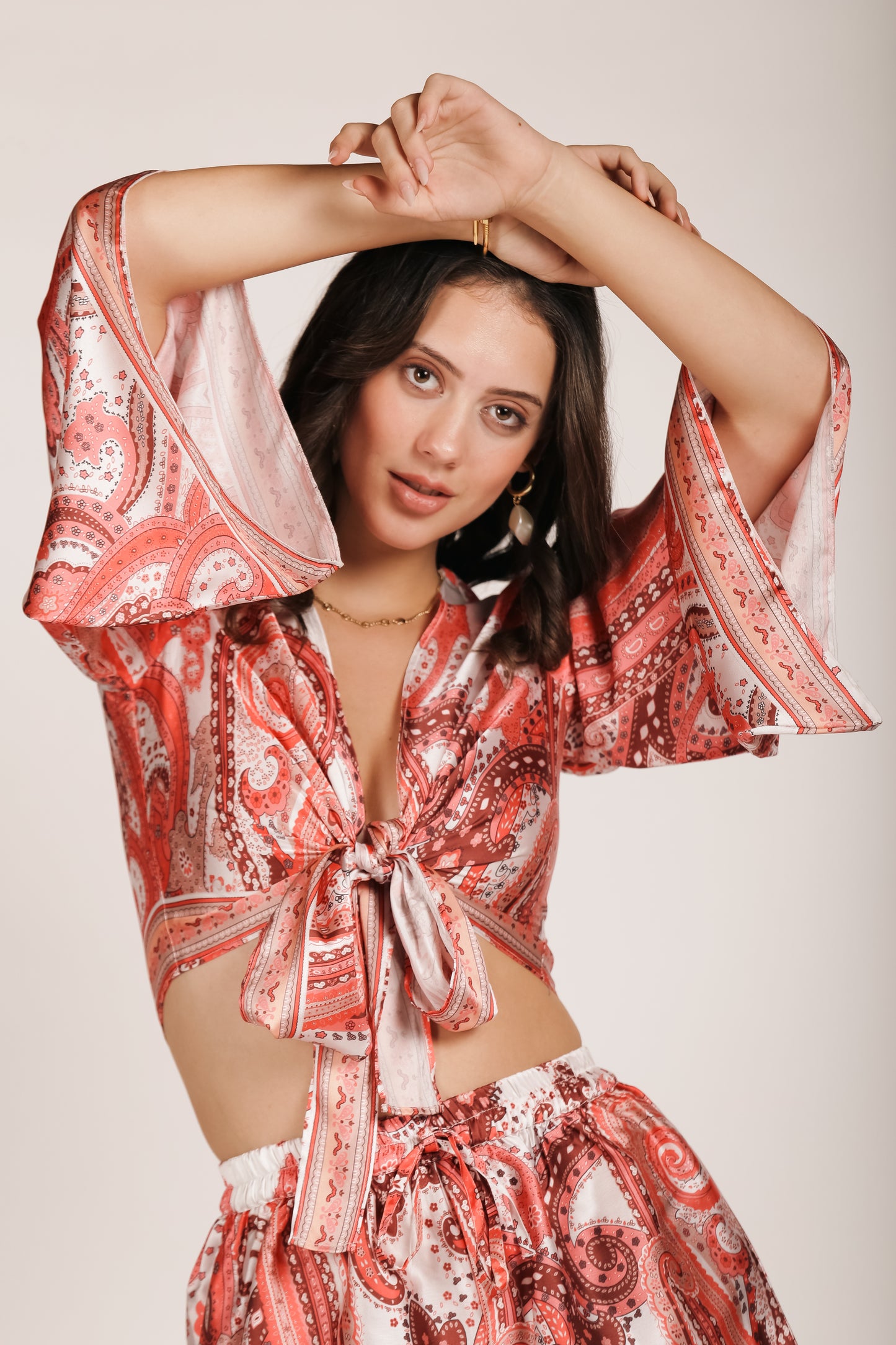 RED HAWAIIAN TOP - Dressy Daiquiri